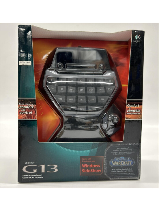 Logitech Other - Logitech G13 Advanced Gameboard - NEW SEALED - Rare NOS - Windows SideShow